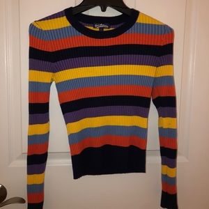 STRIPED SWEATER 💜🧡
